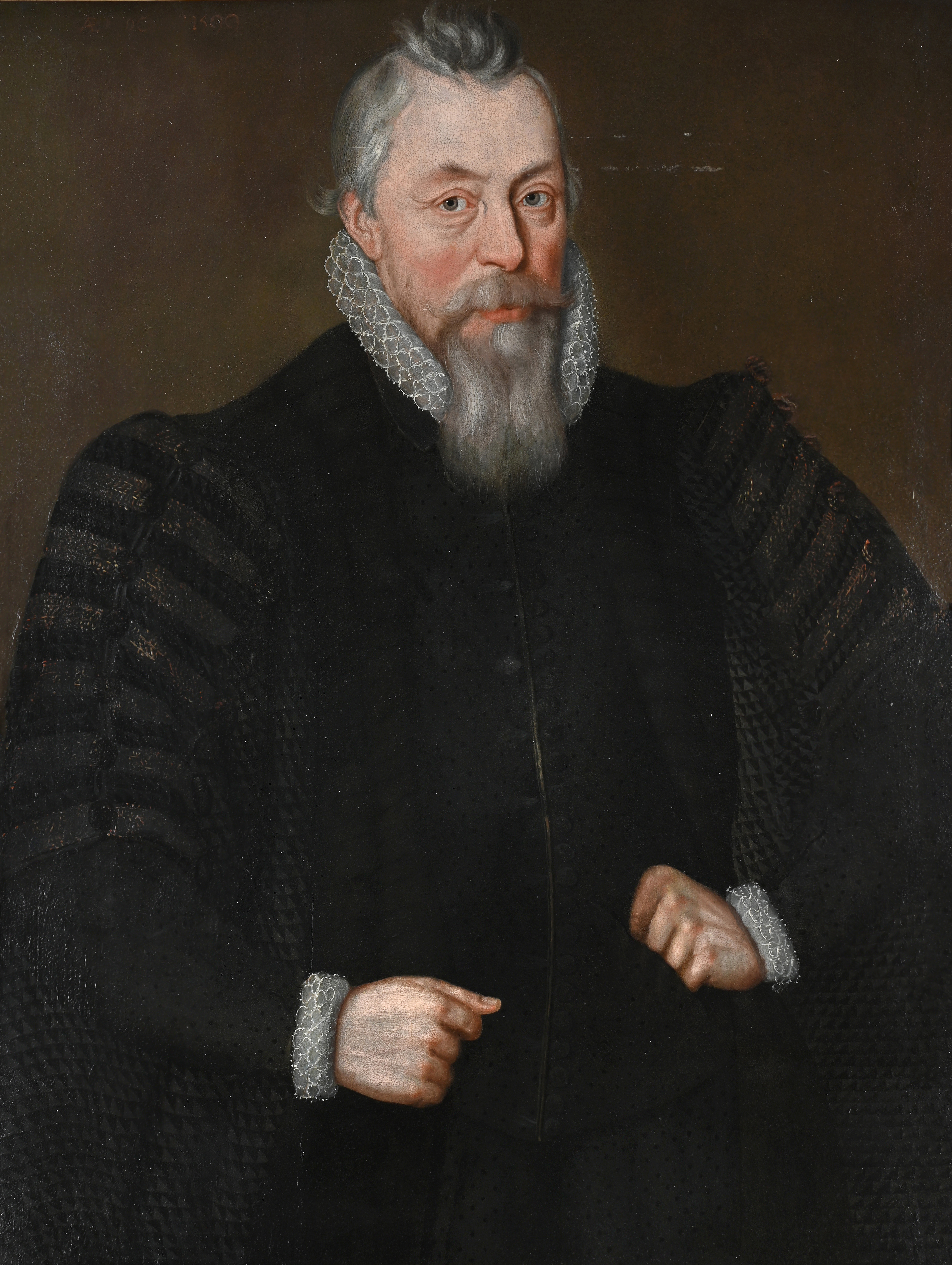 ENGLISH SCHOOL (17TH CENTURY), PORTRAIT OF SIR EDWARD STANHOPE OF GRIMSTONE