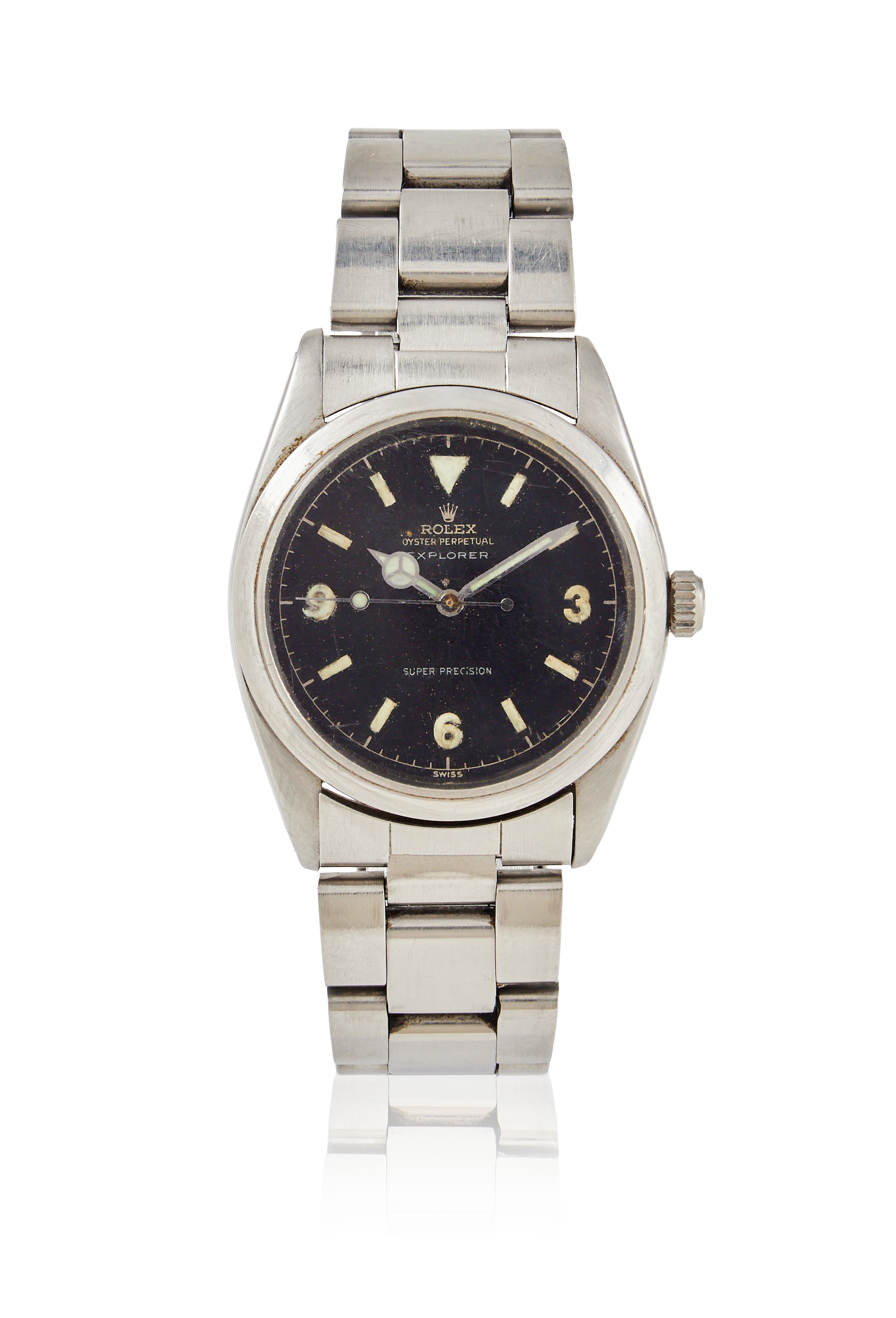 ROLEX, OYSTER PERPETUAL EXPLORER, REF. 5504, A STAINLESS STEEL BRACELET WATCH