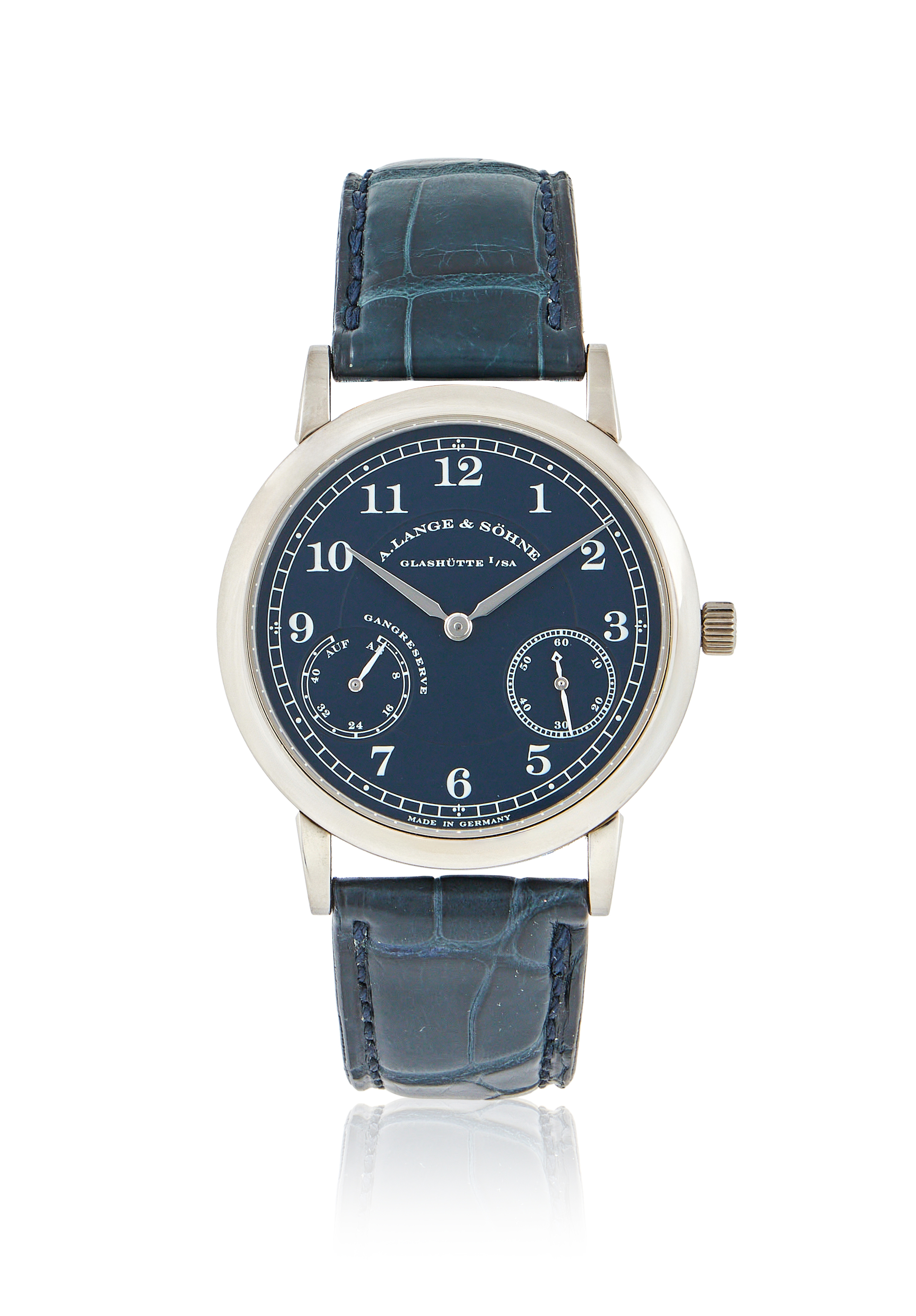 A. LANGE & SÖHNE, 1815 UP/DOWN, REF. 221.027/LS2213AA, AN 18 CARAT WHITE GOLD WRISTWATCH