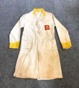 A Period 'Shell' Forecourt Attendant's Coat A Medium sized forecourt coat, 1950s-60s.