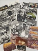 A Mixed Lot of circa 100 Original and Reproduction Monochrome and Colour Images of Grand Prix,