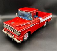 A Large Tin-Plate Mitsuhashi 1959 Dodge 100 Pickup Truck Measuring c.50cm long, in very nice
