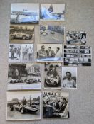 A Collection of Original Press Photographs of: Monaco Grand Prix, Stirling Moss, MG Speed Team and