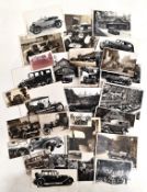 An interesting lot of circa 60 images of Edwardian and Vintage cars from Morgan to Rolls-Royce. Many