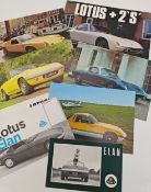 1960s Lotus Elan/Europa brochures Brochures and flyers pertaining to Lotus Elan, Elan +2 and Lotus