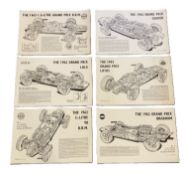 A large collection of original Grand Prix and Le Mans Posters from 1962 to 1990s. Circa 20 posters