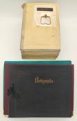Three photo albums and seven personal scrap books and photograph albums of images and cuttings for