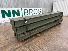 Steel Frame Building 60` x 30` x 15` , 3no 20` Bays 12 Degree Pitch Roof,Purlin Cleats to accept Fib