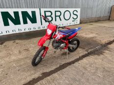 New Apollo Thunder 125cc Motorcross Bike 17" Front 14" Rear Tyres Electric Start, Air Cold , Hydraul