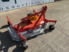 Unused Galvanised 160CM Width Topper, Twin Blade, 3 Point Linkage