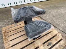 Unused Sprung Tractor Seat (Black)