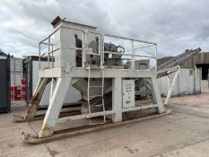Kue Ken 61RE Rock Beater (30x6) Skid Mounted Jaw Crusher, Bypass Option, Control Panel, 100mm Down t