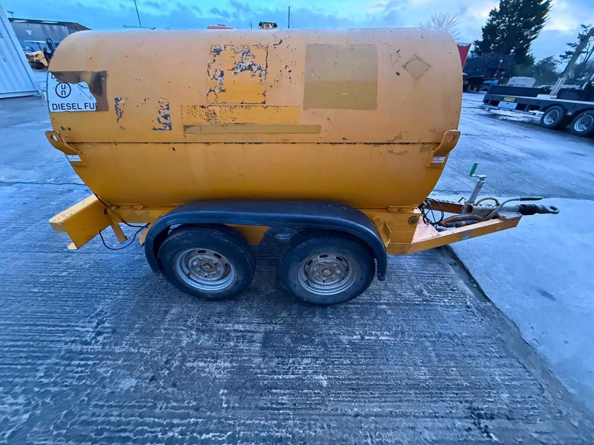 Twin Axle Bowser Trailer 950 Litre Bunded Fuel Tank With Electric Pump - Image 6 of 15