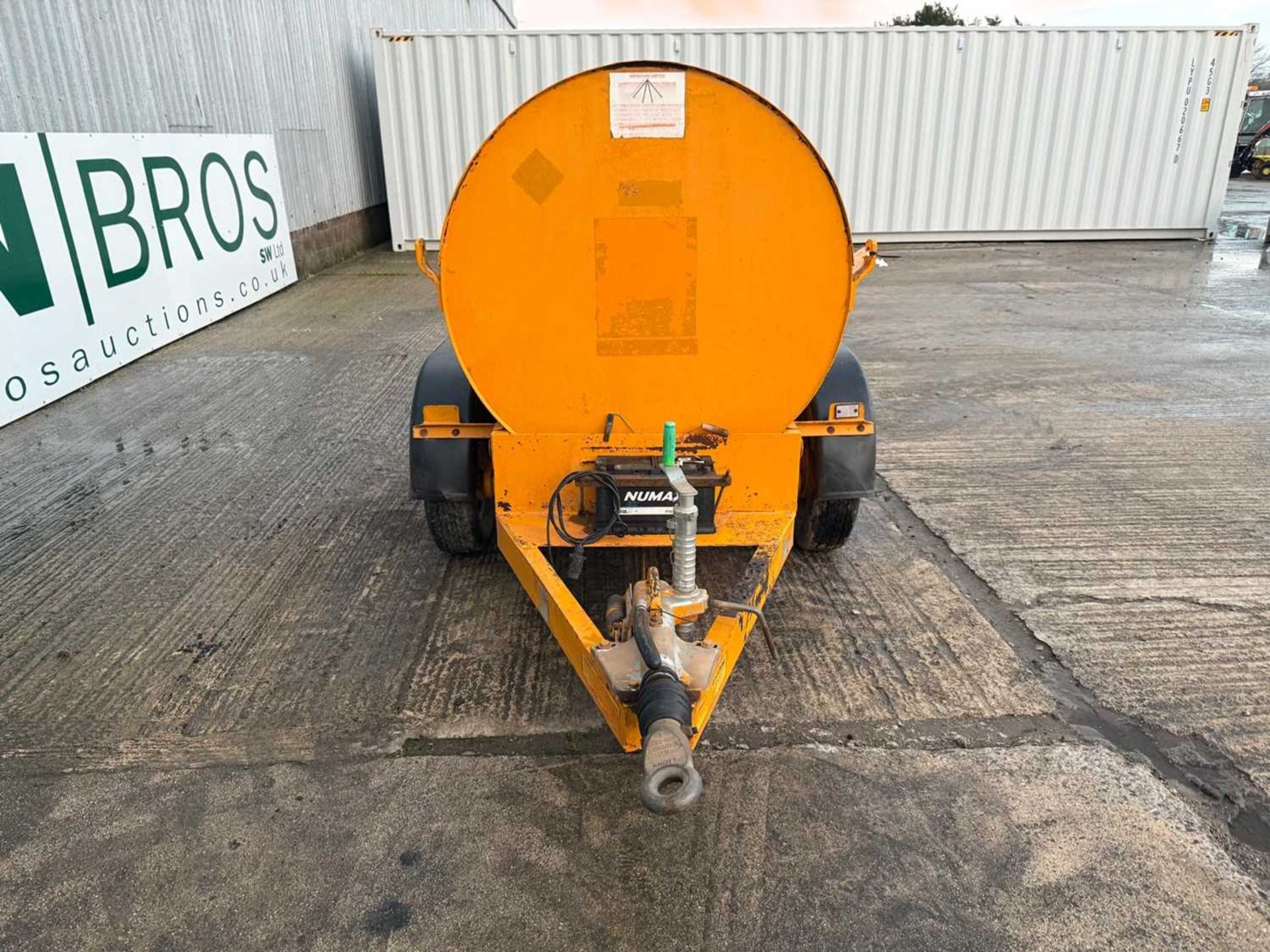 Twin Axle Bowser Trailer 950 Litre Bunded Fuel Tank With Electric Pump - Image 8 of 15