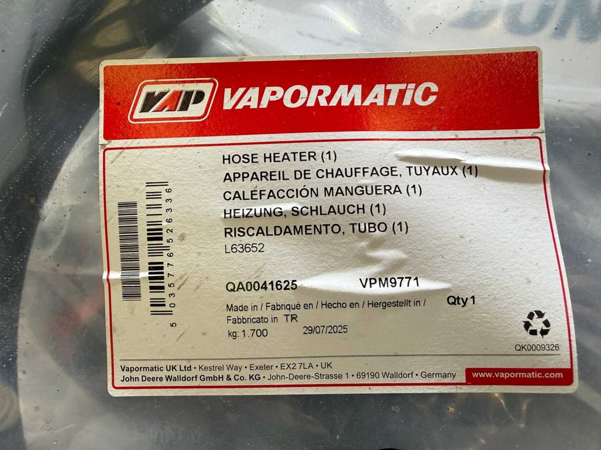 Unused Vapormatic Hose Heater (5 Of) - Image 4 of 5