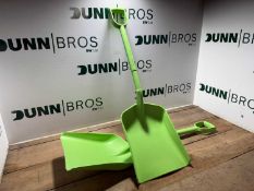 Unused Pair Of Plastic Rhino Shovels (2 Of)