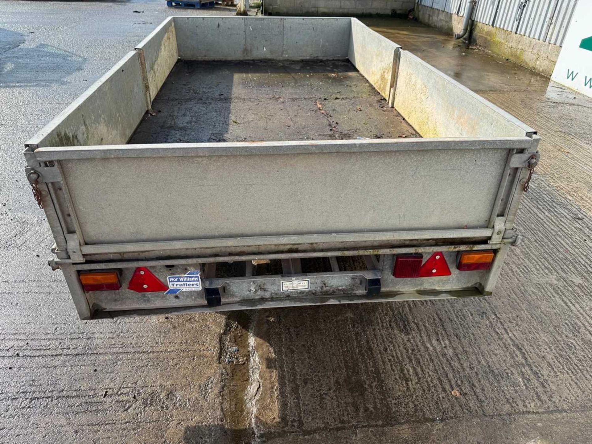Used Ifor Williams Twin Axle Trailer 10Ft x 5.6Ft 2.5 Ton, Spare Wheel , (Keys In Folder With Bookle - Image 4 of 14