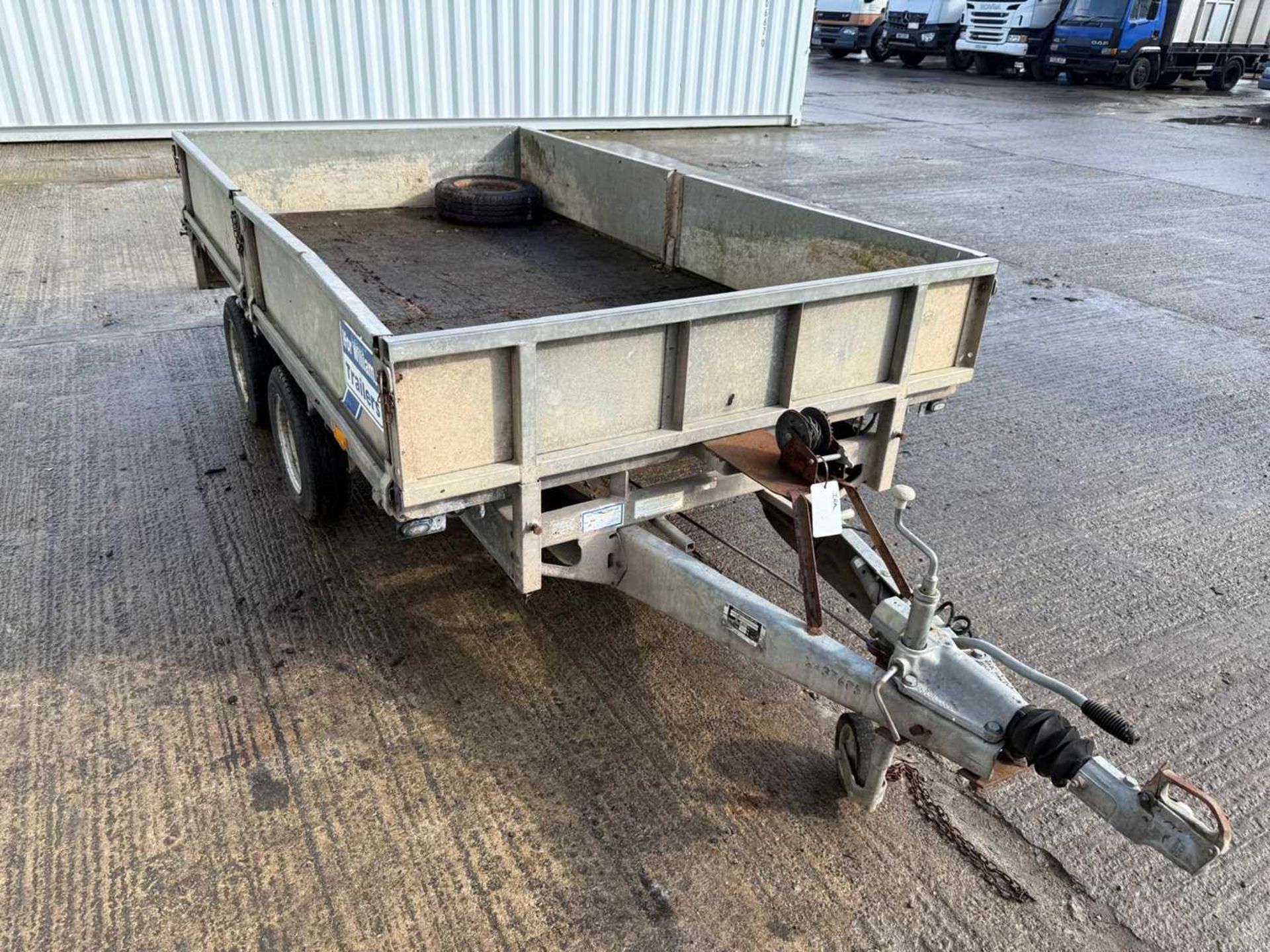 Used Ifor Williams Twin Axle Trailer 10Ft x 5.6Ft 2.5 Ton, Spare Wheel , (Keys In Folder With Bookle - Image 7 of 14