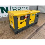 Unused Ashita AG3-50E, 50KVA Silent Generator,3 Phase, 4 Cylinder Engine.