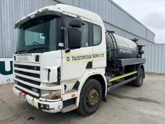 2001 Scania 18 Ton Vacuum Tanker 2000 Gallon ,Whale Mistral 600 Pump