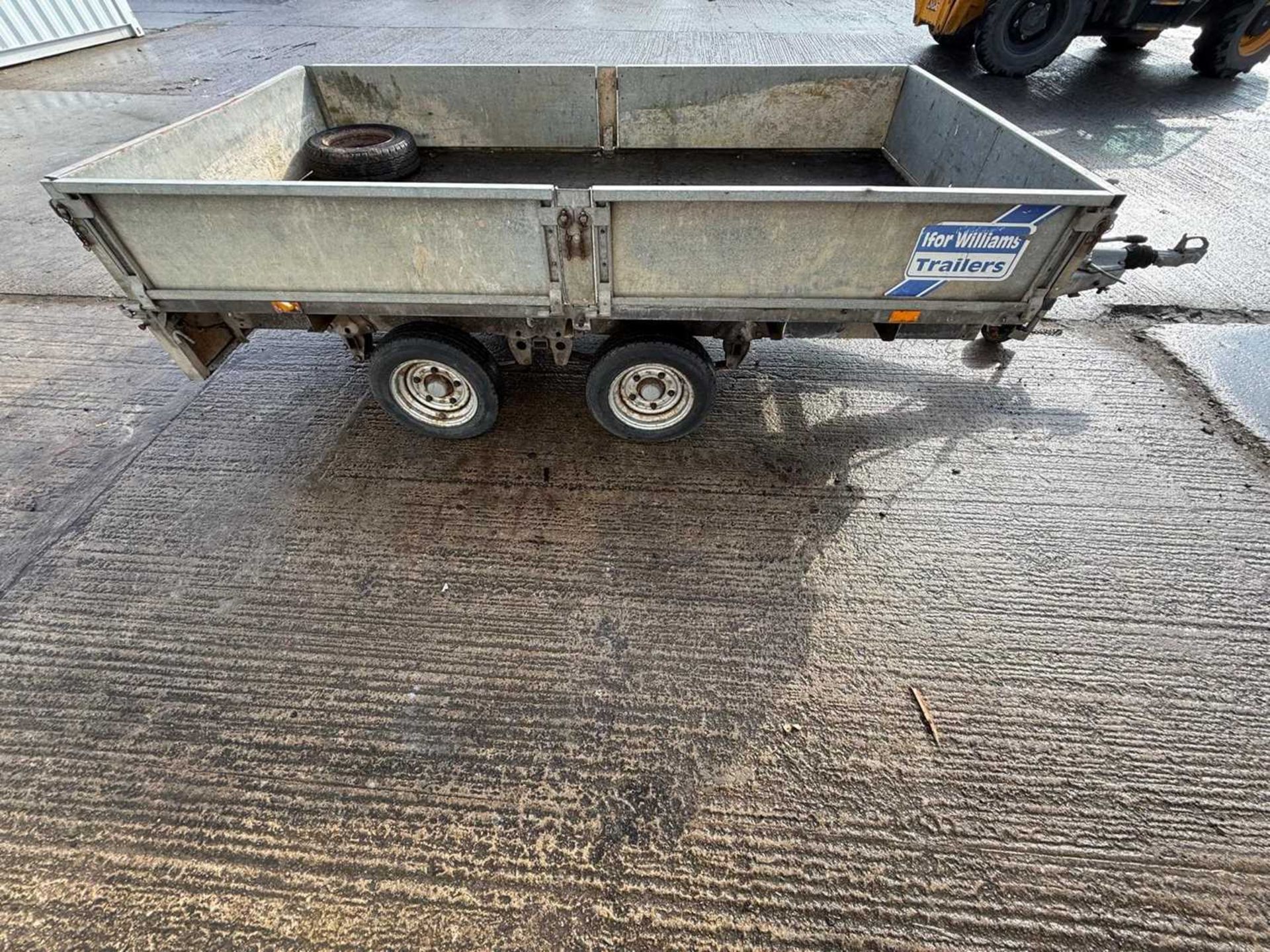Used Ifor Williams Twin Axle Trailer 10Ft x 5.6Ft 2.5 Ton, Spare Wheel , (Keys In Folder With Bookle - Image 6 of 14