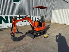 UNRESERVED Unused 2026 AGT XK12G-R Mini Excavator With Blade, Canopy, Bucket & Manual Thumb, Aux Hos