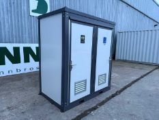 Unused Twin Unit Combined with Toilet & Shower H2300MM x W2050MM x D1280MM. (See Photo Damages)