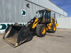 2019 JCB 437 Loading Shovel, Ulrich Tip Toe Bucket, A/C, Radio, Heated Seat, Electrical Mirrors, LED
