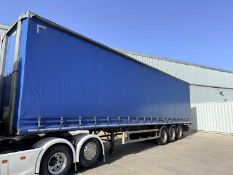 2005 Dennison Curtain Sider Trailer , Rear Barn Doors (Tested 05.26)