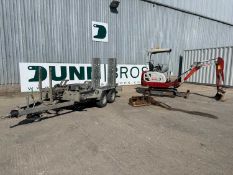 2020 Takeuchi TB216 Mini Excavator With 4 Buckets 39", 12", 9" ,&7",Hydraulic Breaker, Expanding Und