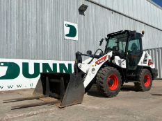 2022 Bobcat L85 Wheel Loader With Pallet Forks & Bucket, Pivot Steer, Hydraulic Bucket Pins, Hydro S