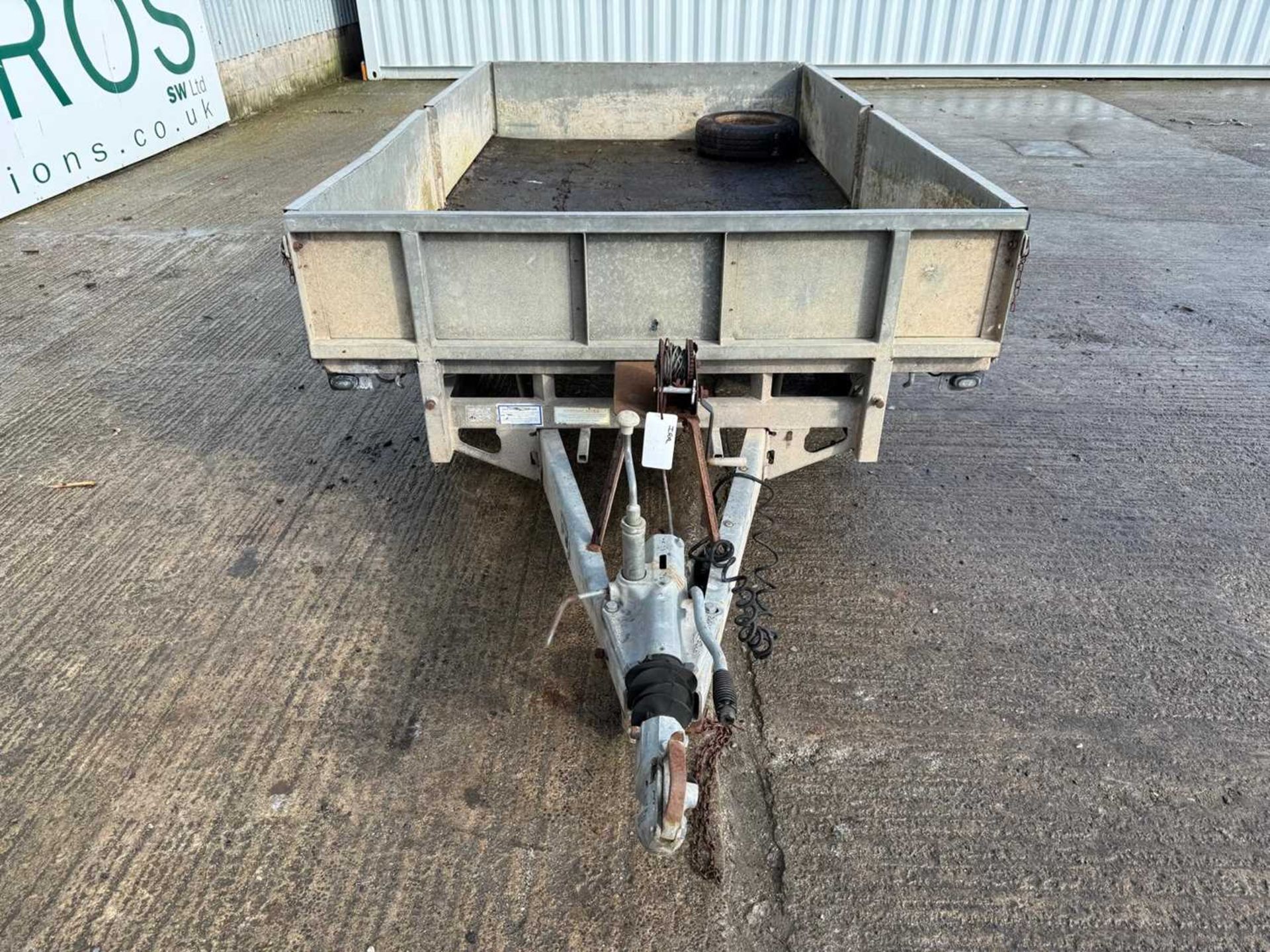 Used Ifor Williams Twin Axle Trailer 10Ft x 5.6Ft 2.5 Ton, Spare Wheel , (Keys In Folder With Bookle - Image 8 of 14