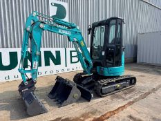 Unused 2024 Kobelco SK25SR Mini Excavator, Blade, Hydraulic Quick Hitch Rubber Tracks, Piped, LED Li