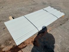 UNRESERVED - 2440MM Custom Metal Sheets (Grey 20 Of)