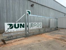 Unused XPS26FS 26Ft x 6.4Ft Galvanised Counter Lever Gate Including Motor & 5 Fobs