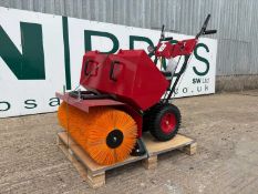 Unused Multi Function Sweeper With Loncin 196CC Petrol Engine With 800MM Brush, Electric Start.