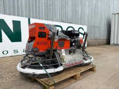Unused Petrol Ride On Power Trowel With Lifan 15.0 Engine, Sprinkler System, LEB Lights