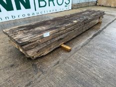 Used 5M x 1M Wooden Bog Mats 100MM (5 Of)