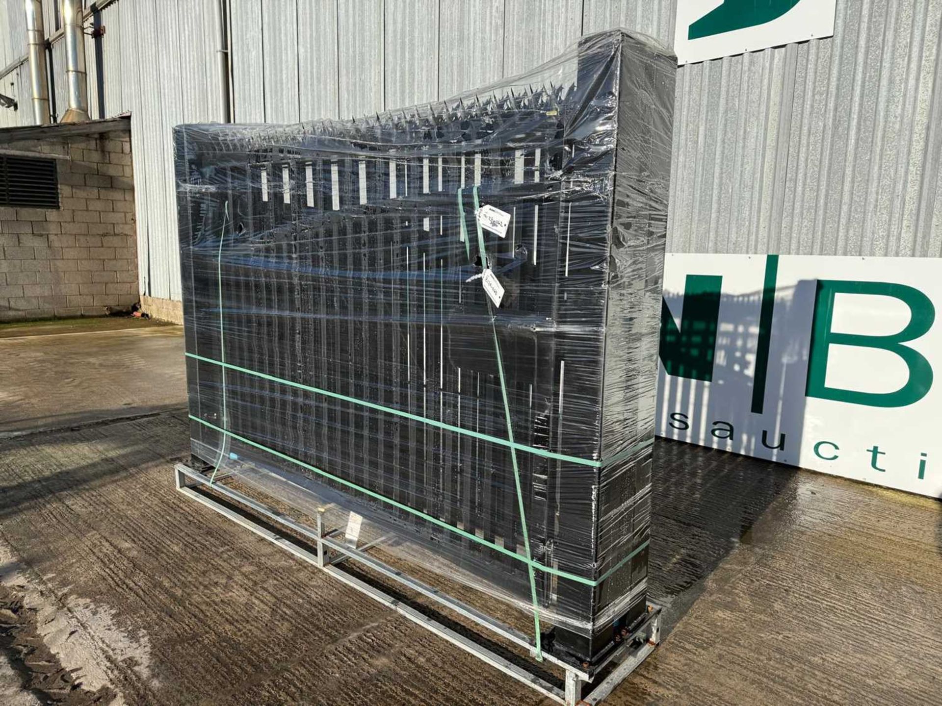 Unused Pair Of Pillar Iron Gates 17` x 6` ModelG17X-P15F - Image 3 of 6