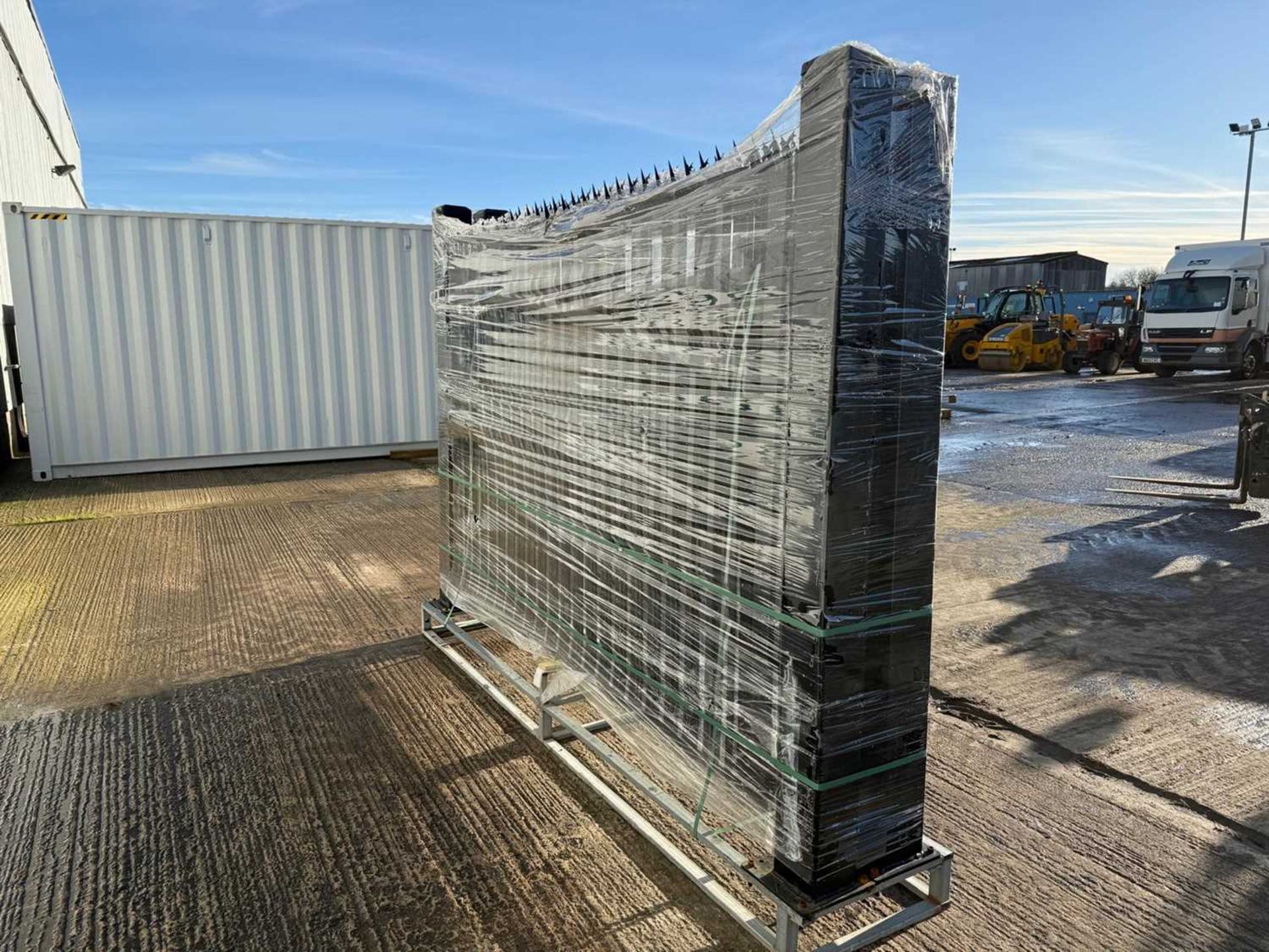 Unused Pair Of Pillar Iron Gates 17` x 6` ModelG17X-P15F - Image 5 of 6