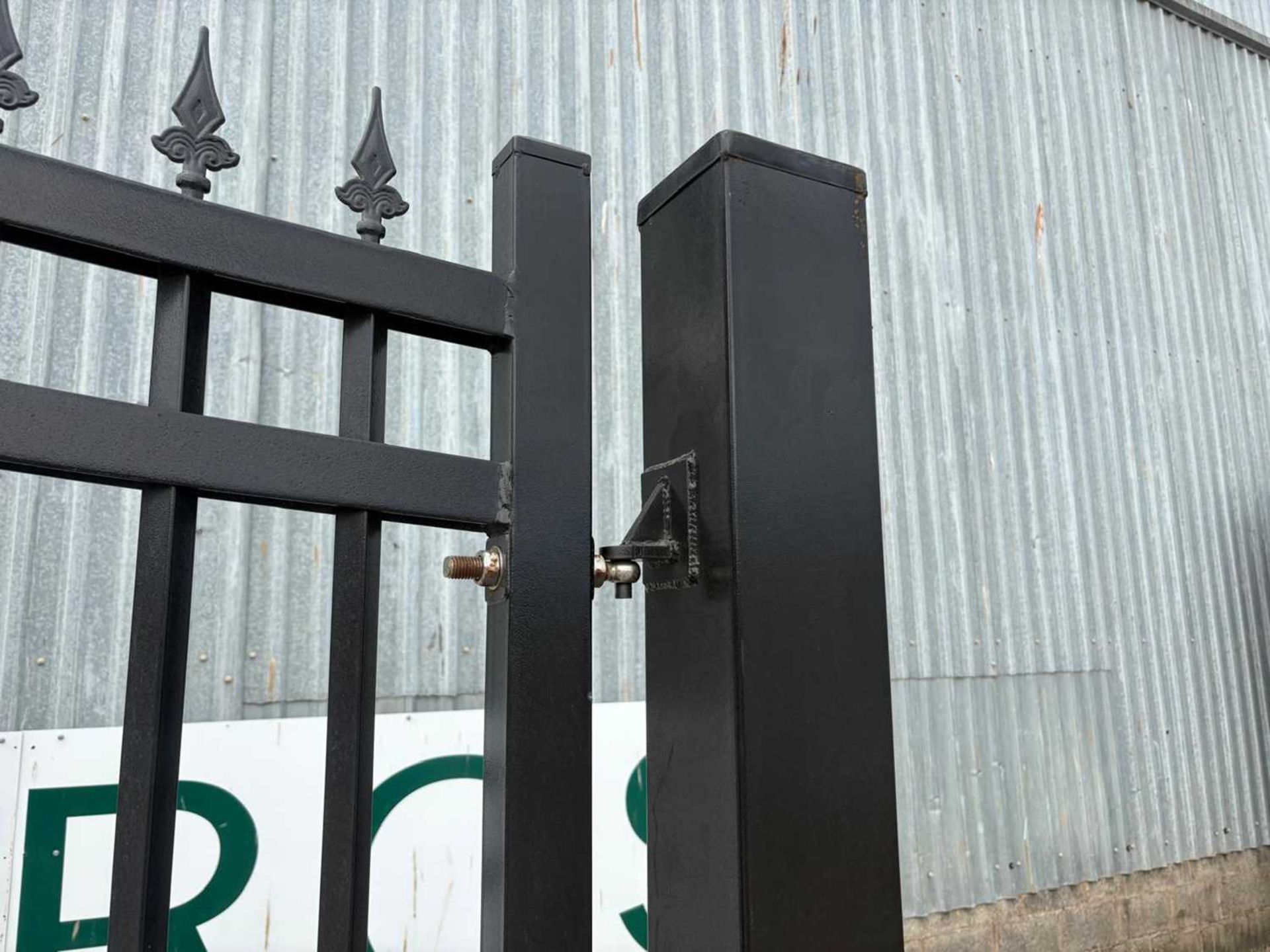 Unused 15.5Ft x 7.6Ft Electrical By Parting Gates With 6" x 6" Post - Image 9 of 9