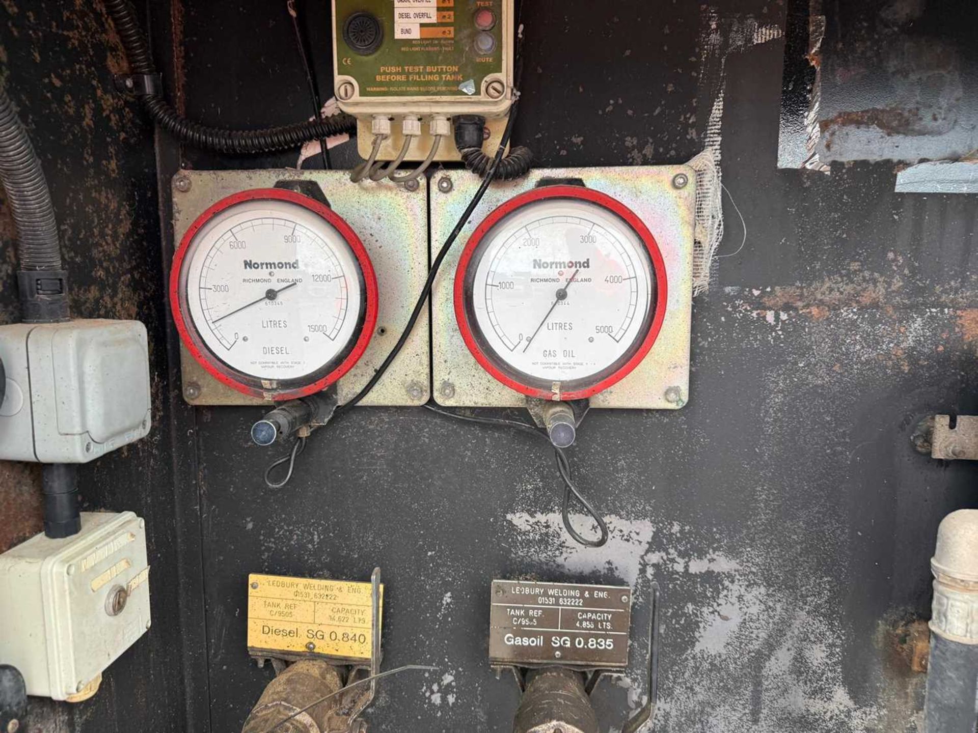 Used Bunded Duel Fuel Tank With Two Delivery Pumps, Alarm , Eclectic's, Tank 1 Capacity, 14,622 Ltrs - Image 13 of 17