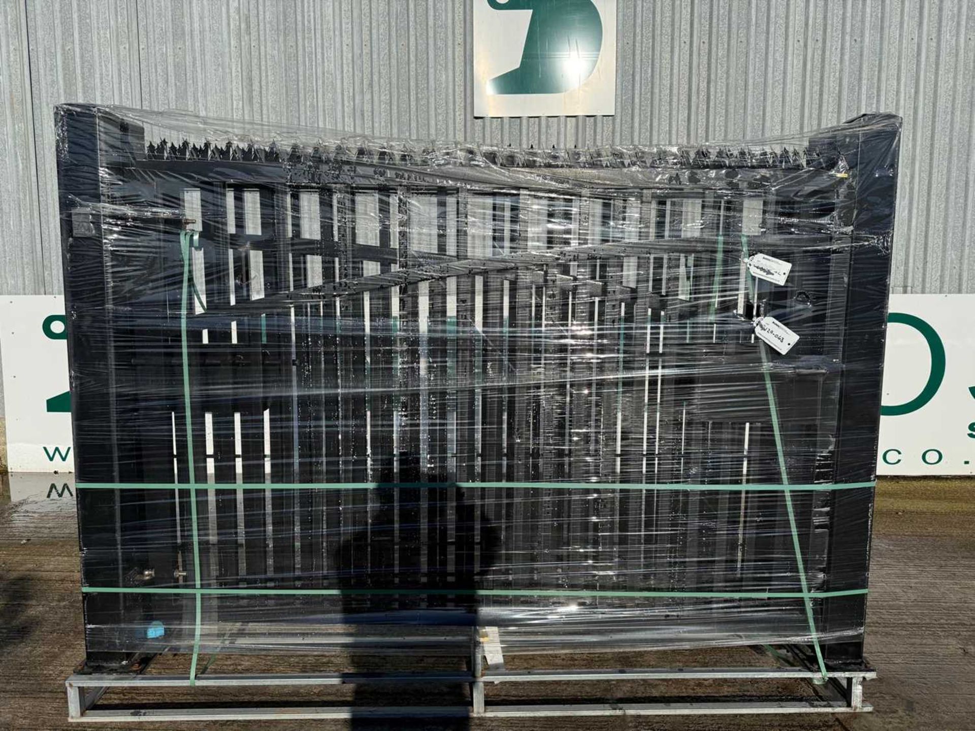 Unused Pair Of Pillar Iron Gates 17` x 6` ModelG17X-P15F - Image 2 of 6