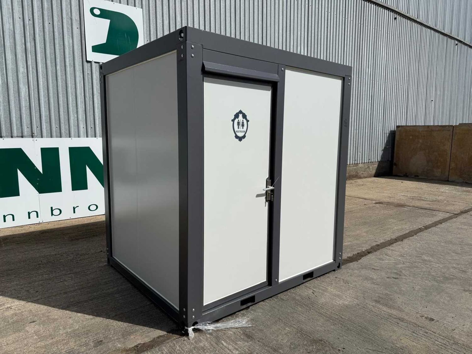 Unused Combined Toilet & Shower With Vanity Sink & Cupboard , 7Ft L x 6.5 Ft W x 8Ft H