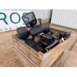 UNRESERVED - Six Office Chairs (Stillage Not Included)