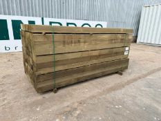 Unused Timber Sleepers 2400 x 100 x 200 (49 Of)