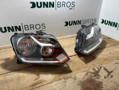 UNRESERVED - Unused Vehicle Spares N/S & O/S Amarok Head Lights