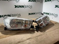 UNRESERVED - Unused Vehicle Spares N/S & O/S Toyota Hilux Headlights 2016