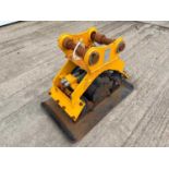 BLK Rammer BLK/04 Plate Compactor With 50MM Pins To Suit 6-8 Ton Excavator