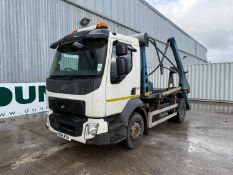 2016 , 15T Volvo FL 250 Skip Lorry, Manual Gear Box, A/C, Roll Over Sheet ( Reg Docs Available. Test